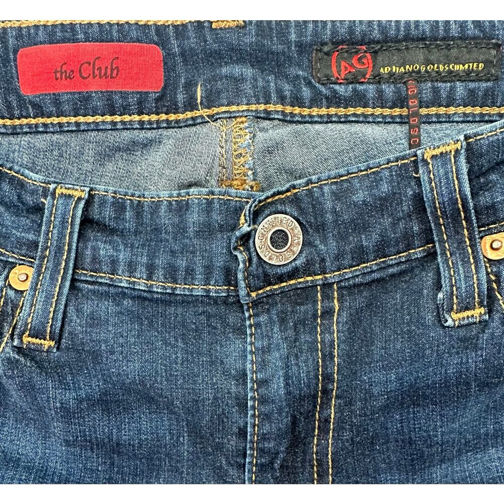 AG Adriano Goldschmied The Club Jeans 29R Y2K Dark Wash Low Rise Flare Denim - Picture 6 of 15